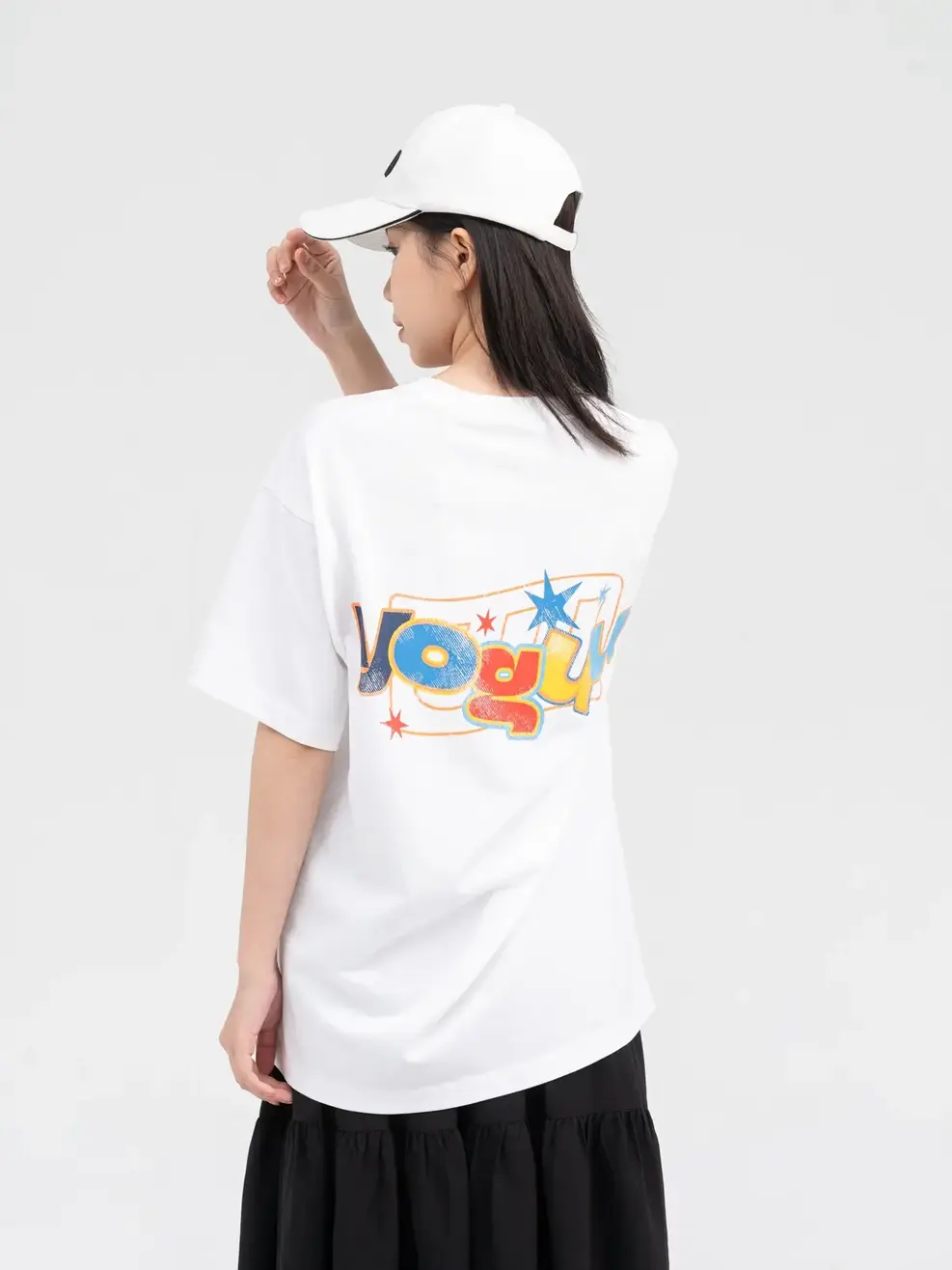 Áo T-shirt Yoguu Sticker - Trắng - 1
