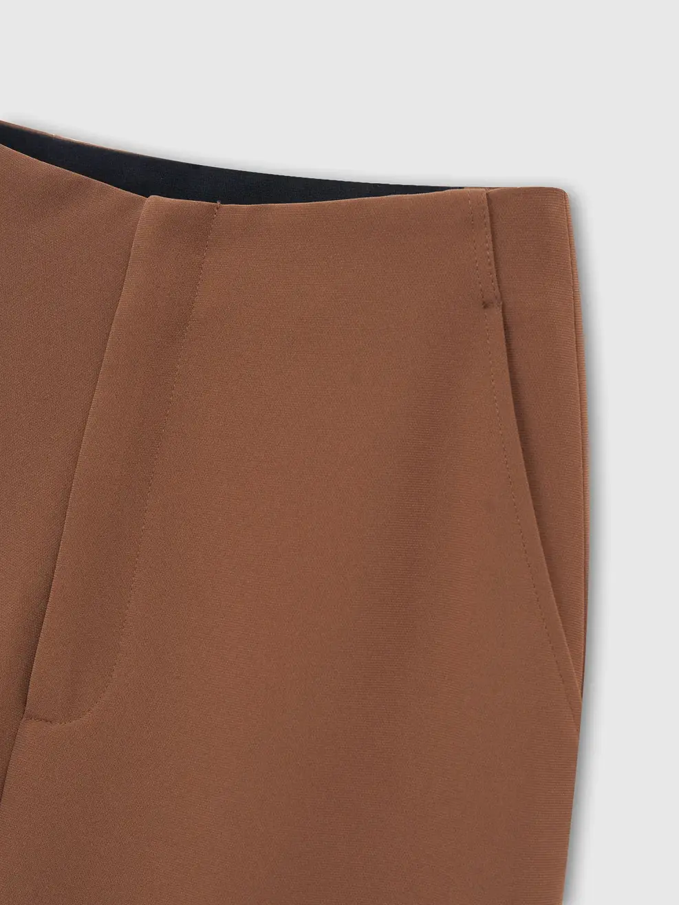 Quần straight essential - Màu nâu 001 - S