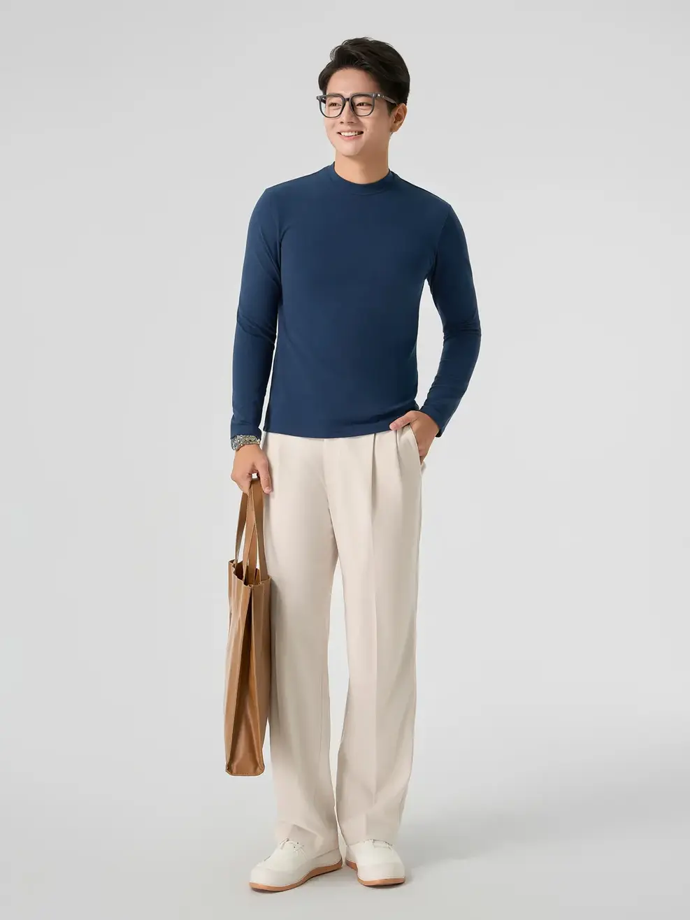 Áo Body Giữ Nhiệt Nam Cổ 3cm - Tím Than 006 - M