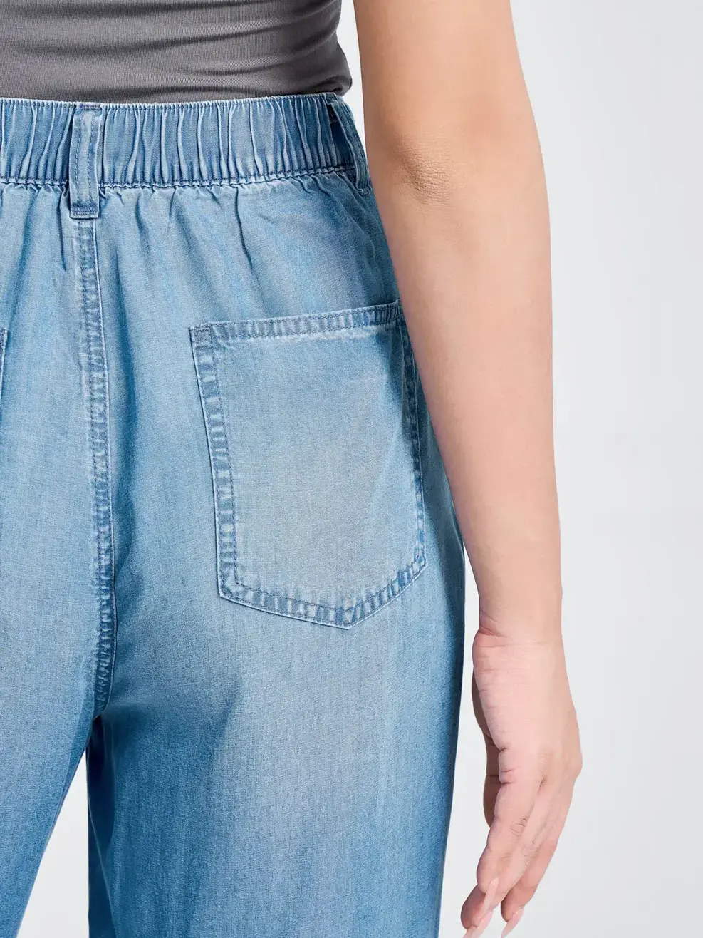 Quần Jeans Giấy Tencel Suông 1 Ly (QJN7062) - Màu chàm 003 - 27