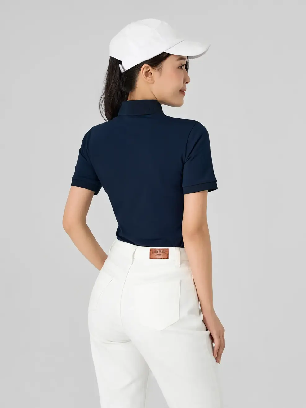 Polo Nữ Yody Sport Run For Health - Tím than - S