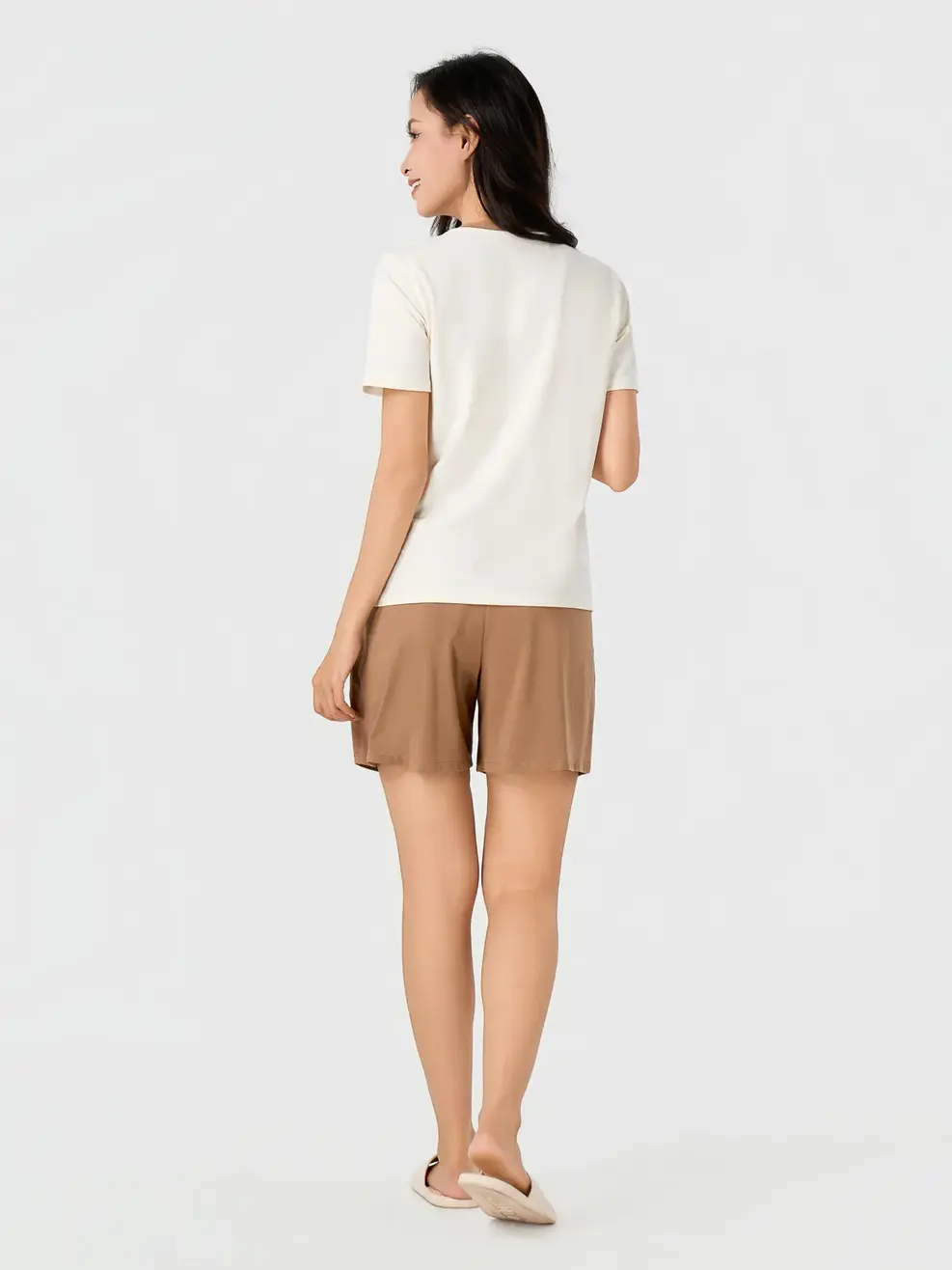 Bộ Đồ Nữ In Số 99 - Màu nâu 005 - S