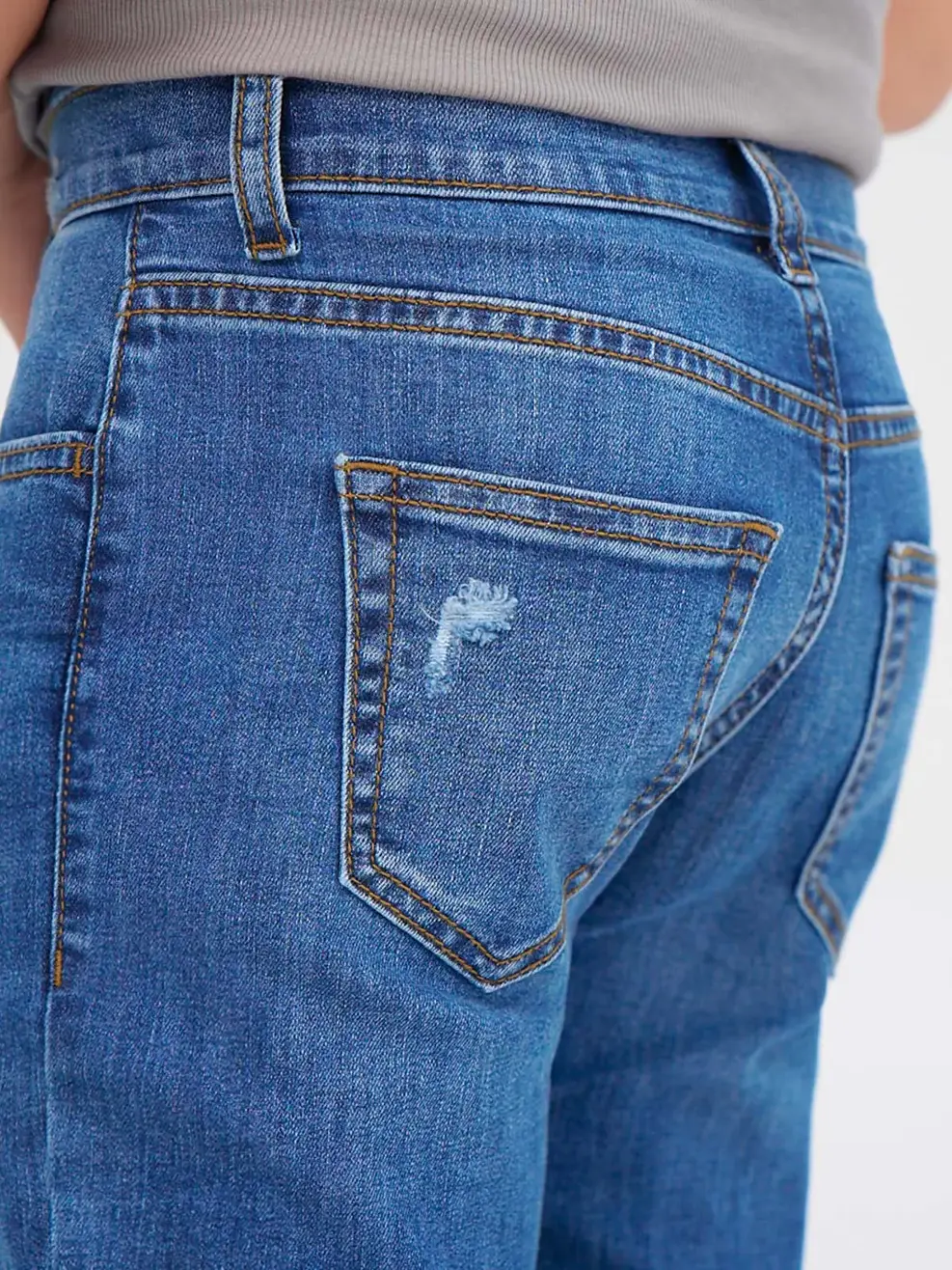 Quần Jeans Kid Slim Bé Trai Mềm Nhẹ Co Dãn - Xanh đậm - 8