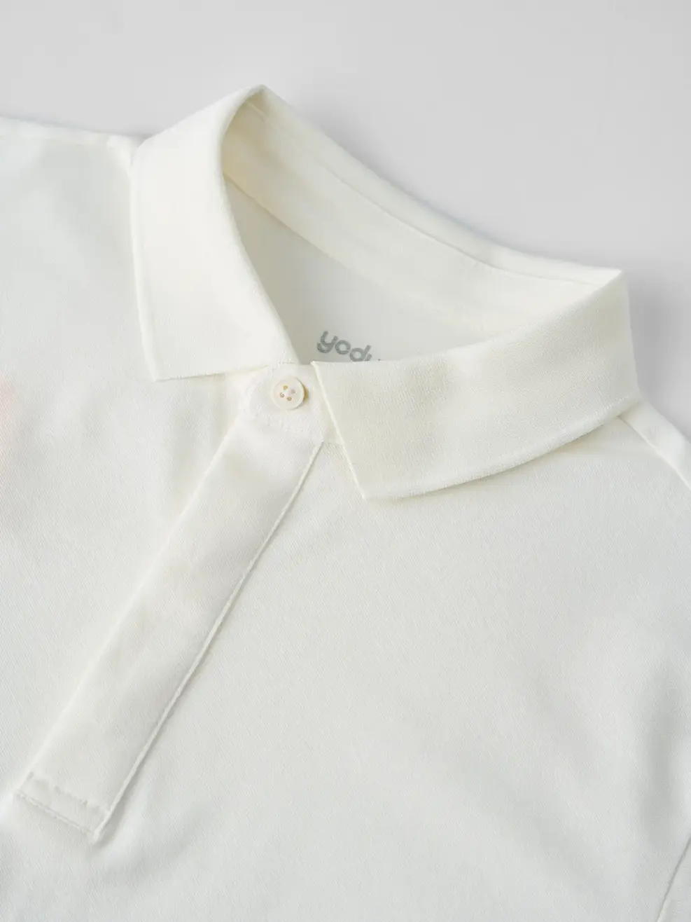 Áo Polo Nẹp Che Cúc - White 004 - S