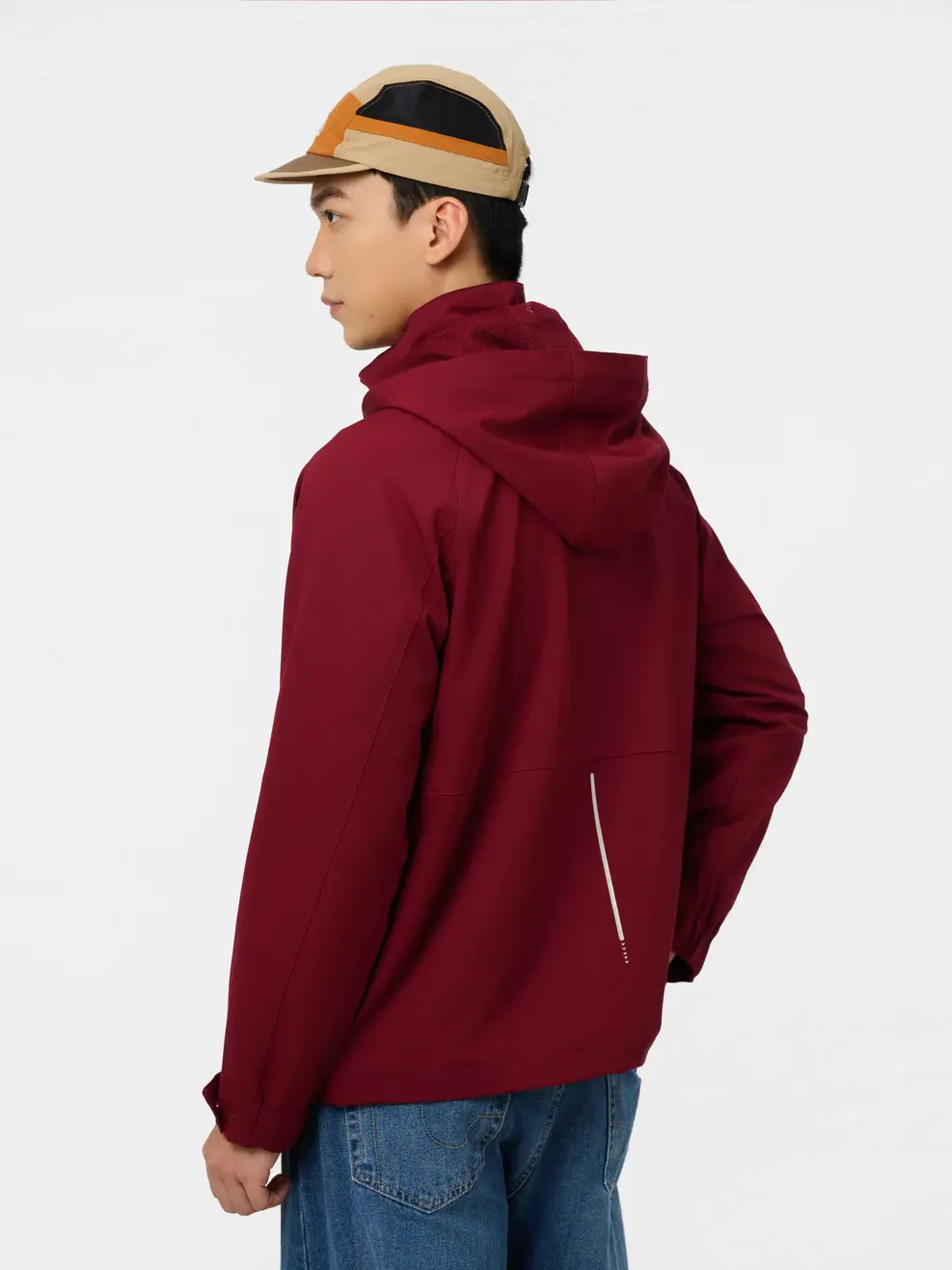 Áo Khoác Gió Nam 4C Plus Dáng Suông - ĐỎ 045 - M