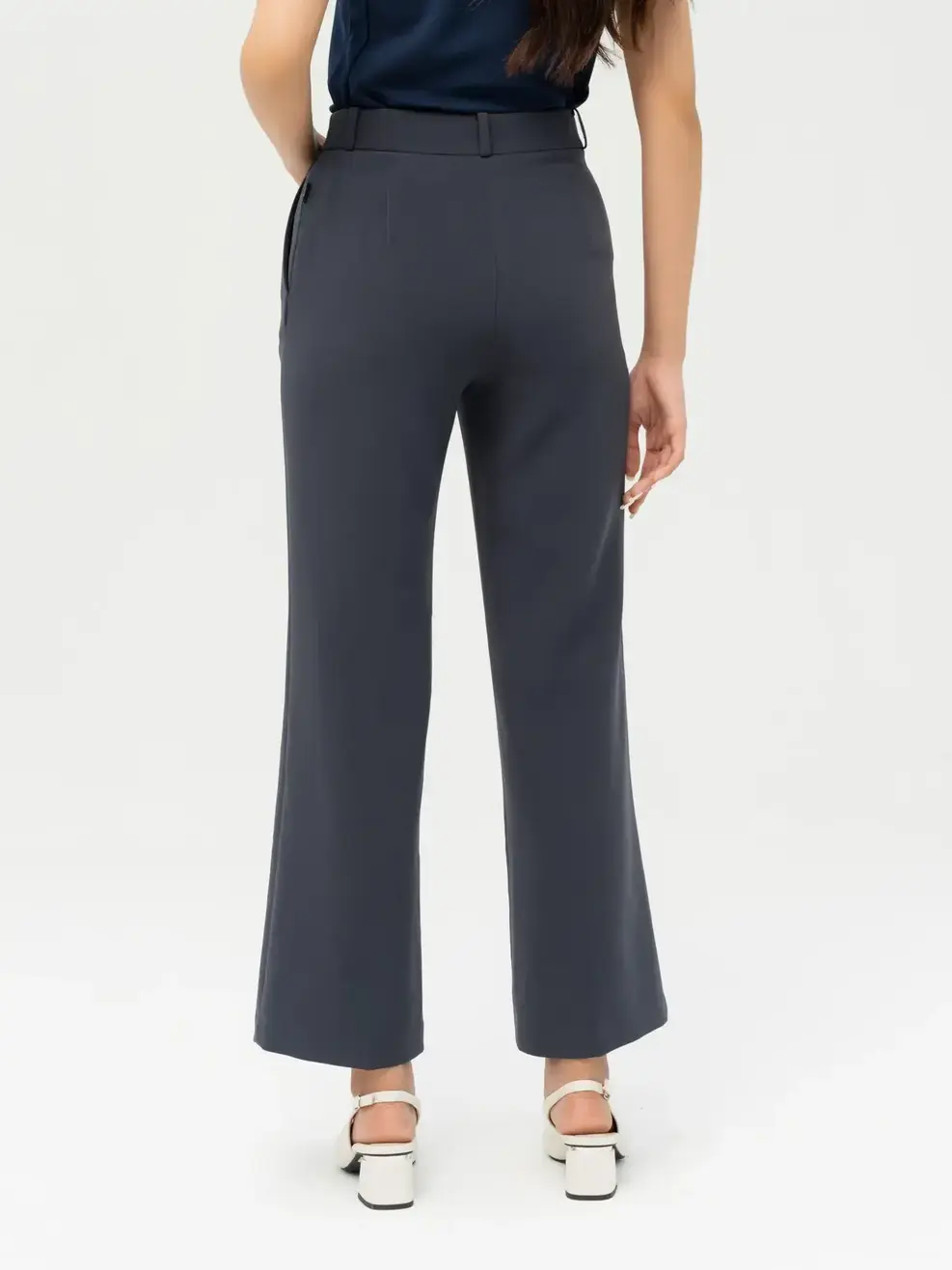 Quần Dài Ống Vểnh Cơ Bản (QAN6014) - Than chì 002 - S