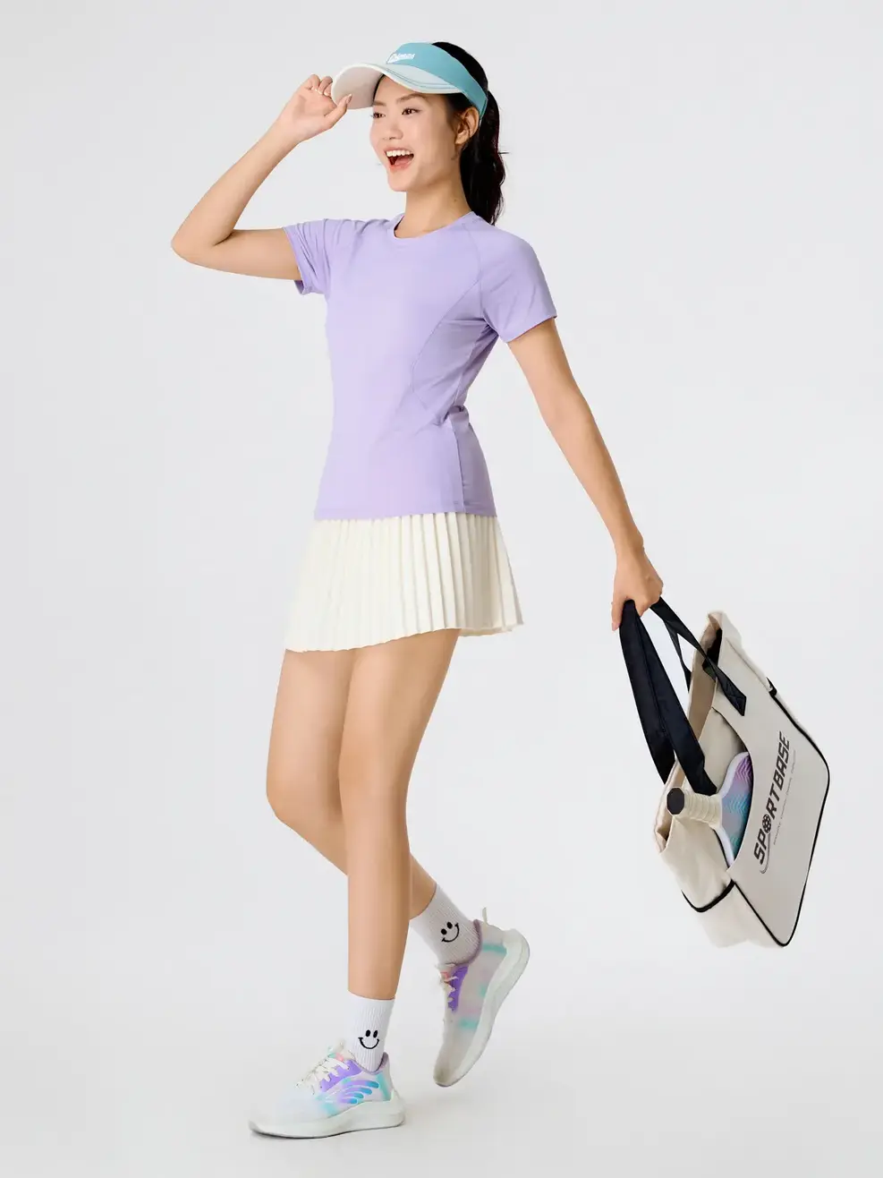 Áo Phông Thể Thao Siêu Nhẹ - TÍM 047 - S