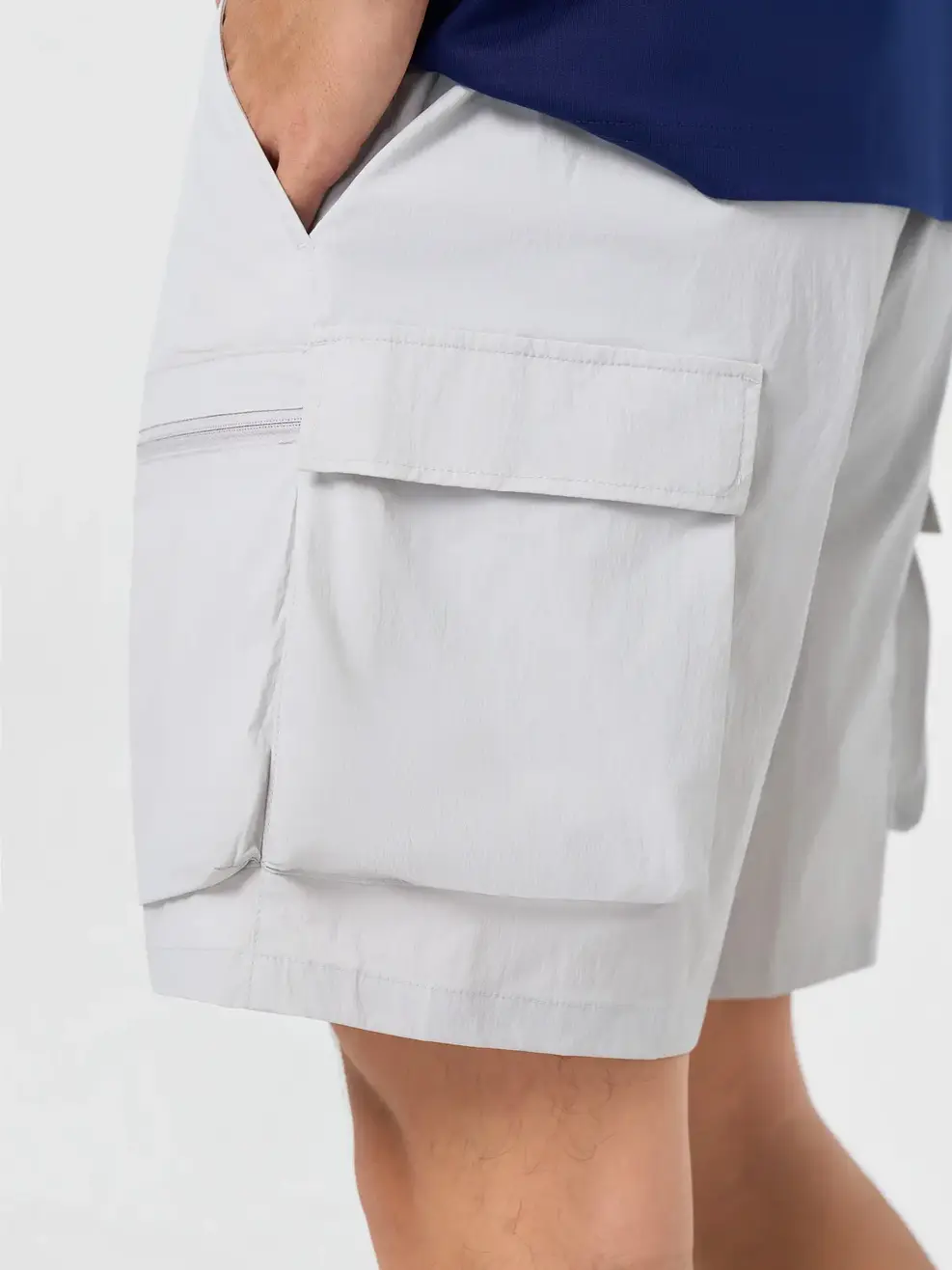 Quần Shorts nam cạp chun túi hộp - Xám 029 - 29