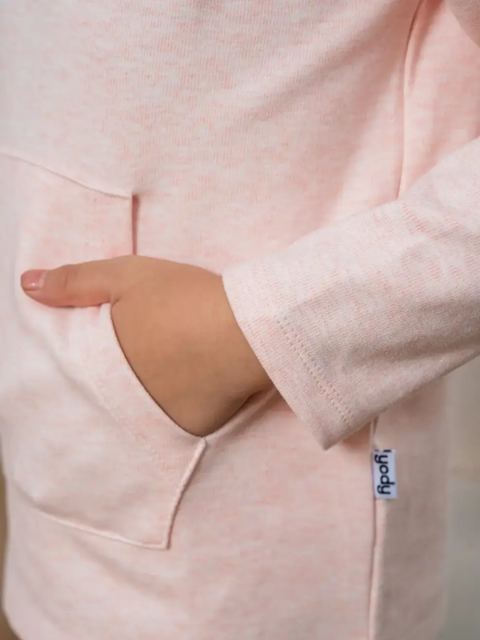 Bộ đồ kid trơn túi bụng - Hồng cam - 4
