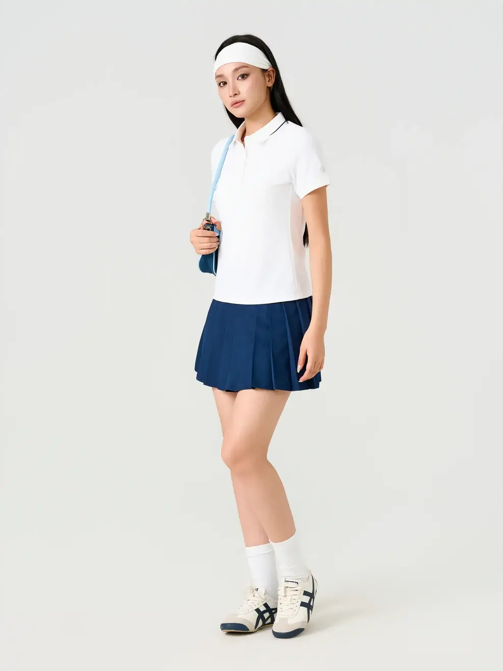 Áo Polo Thể Thao Nữ Cool Fx Phối Bo - Trắng 001 - XS