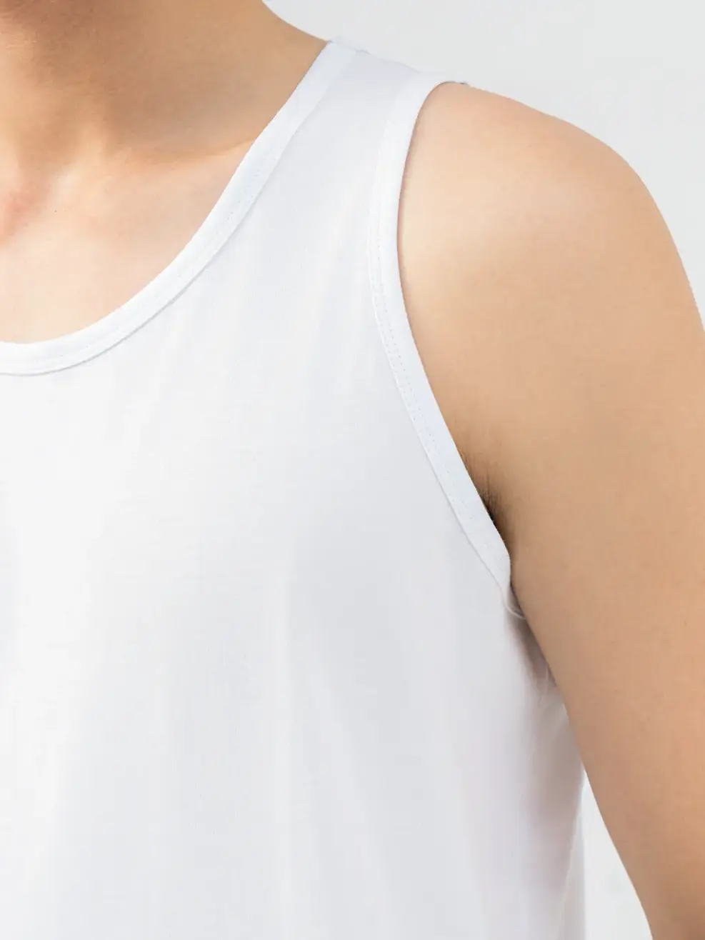 Ba Lỗ Nam Cơ Bản Gấu Thêu Slogan - Trắng - M