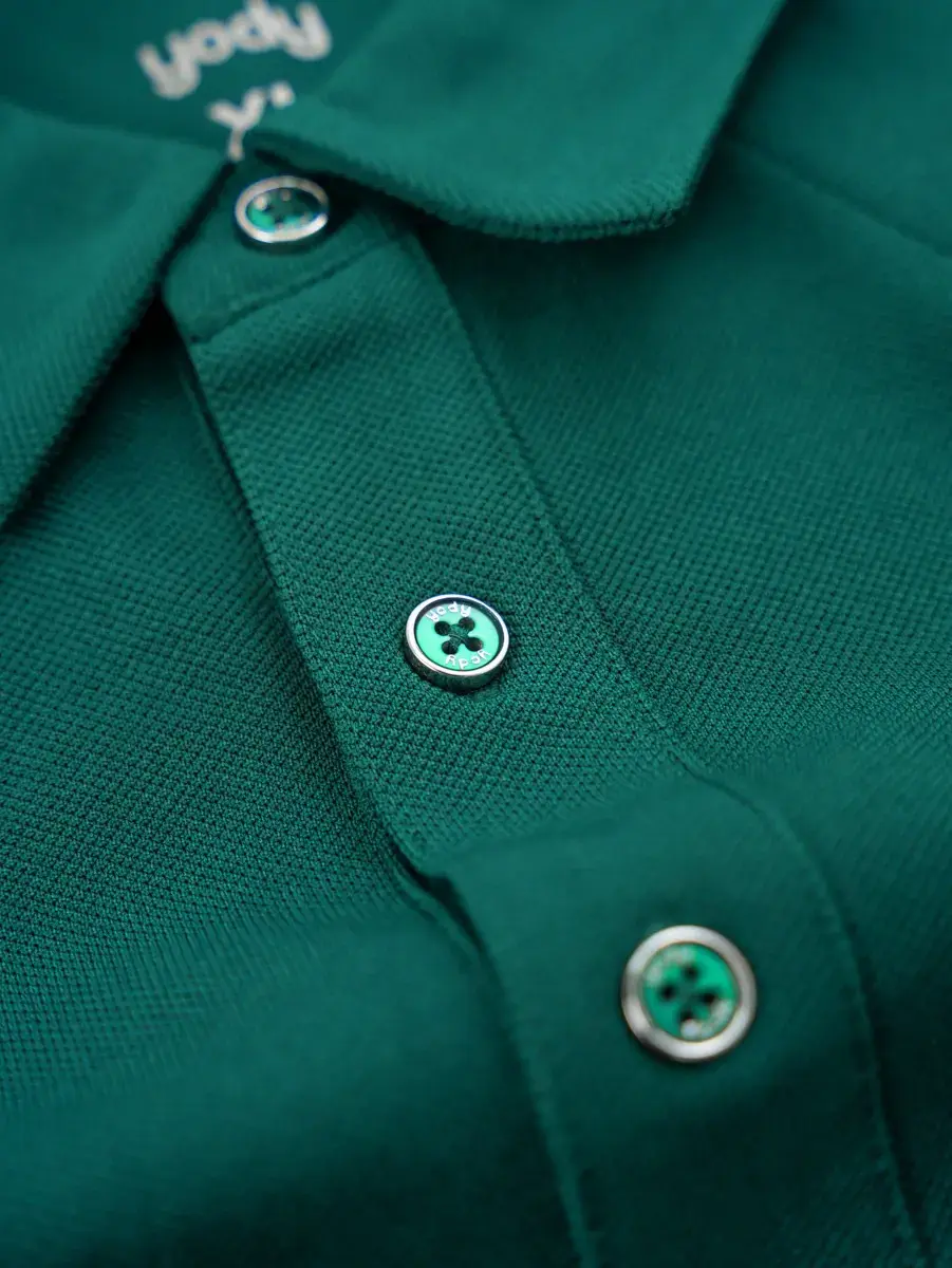 Polo Nam Bổ Thân  - Xanh rêu - M