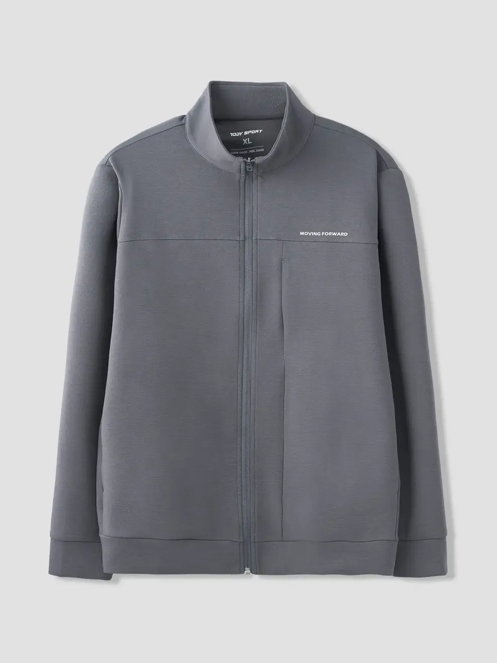 Áo Khoác Nỉ Thể Thao Nam Moving Forward - Xám đậm - M