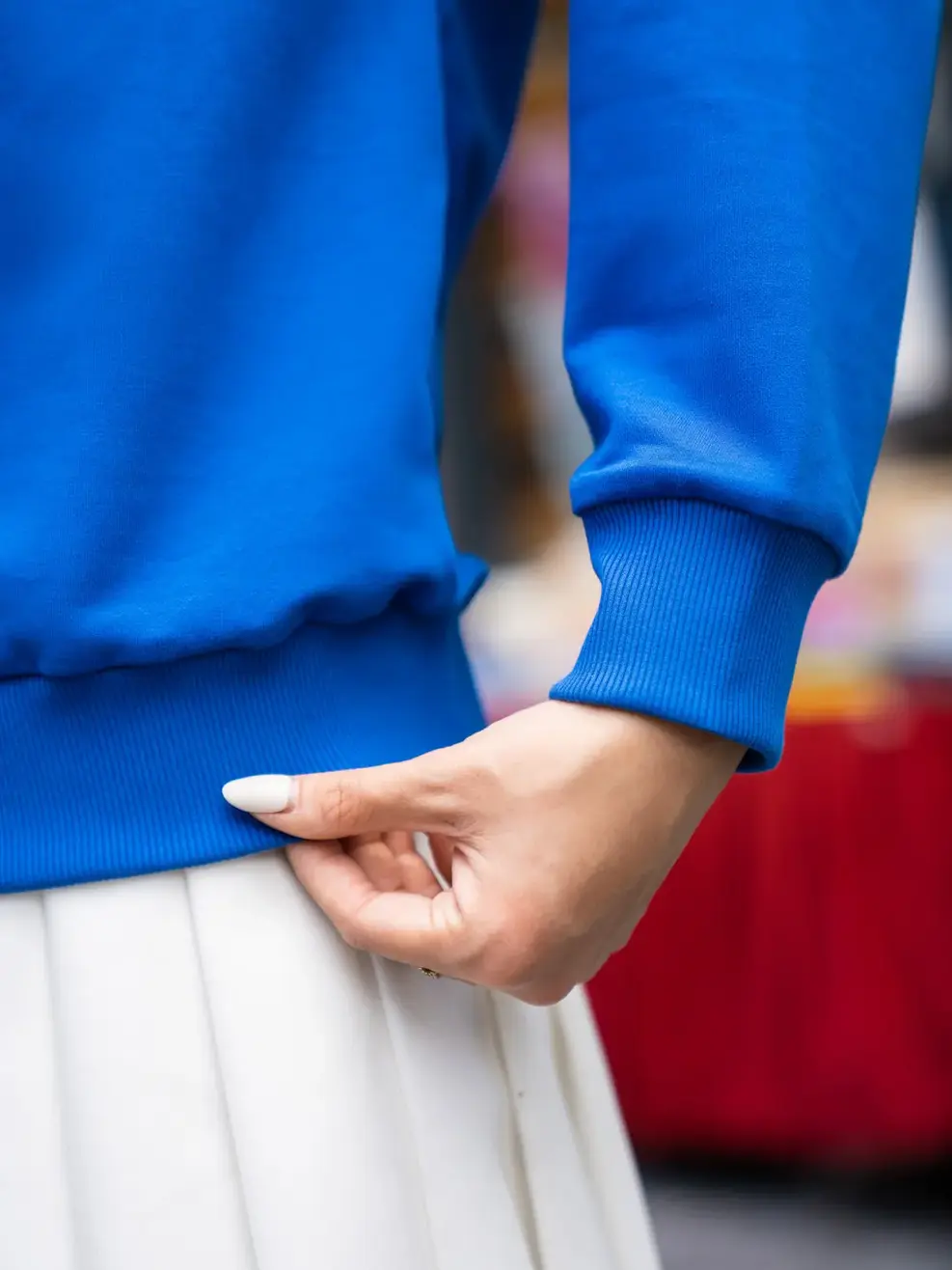 Áo thu đông nữ in gấu Puff - Trắng - S