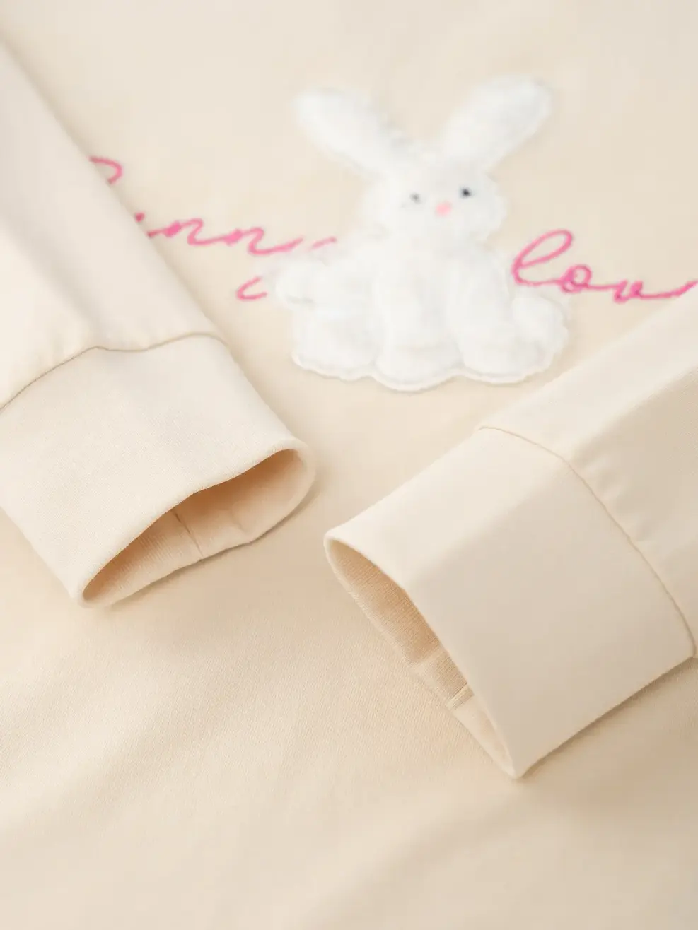 Bộ Đồ Thu Đông Trẻ Em Thỏ - Be - 2-3