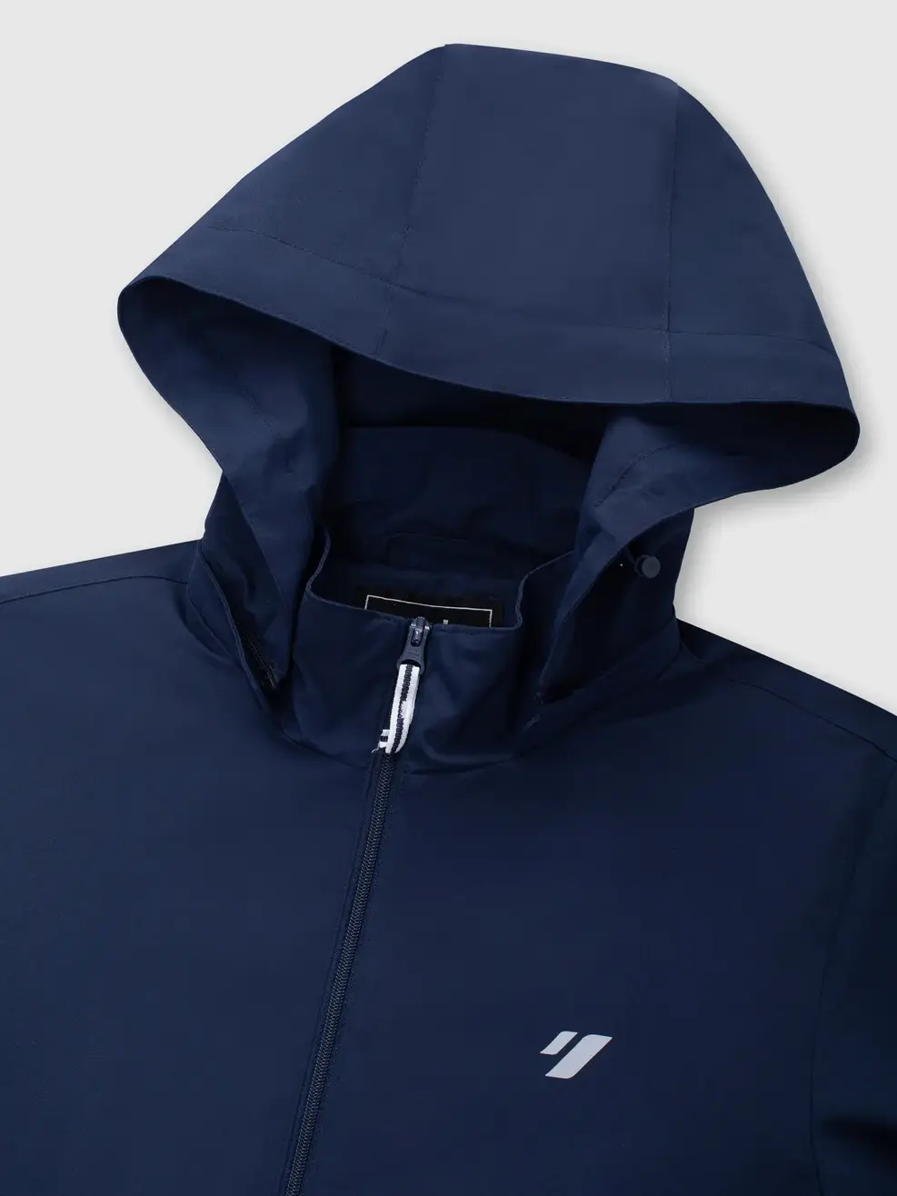Áo Khoác Gió nữ cơ bản phối dây dệt - Navy 001 - S