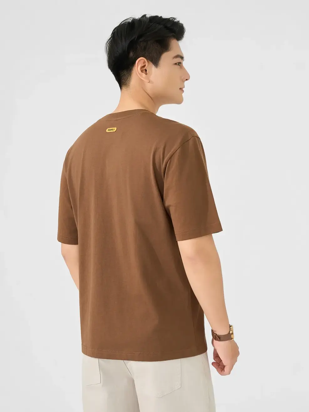 Áo Phông Let's Go Summer - Nâu 123 - L