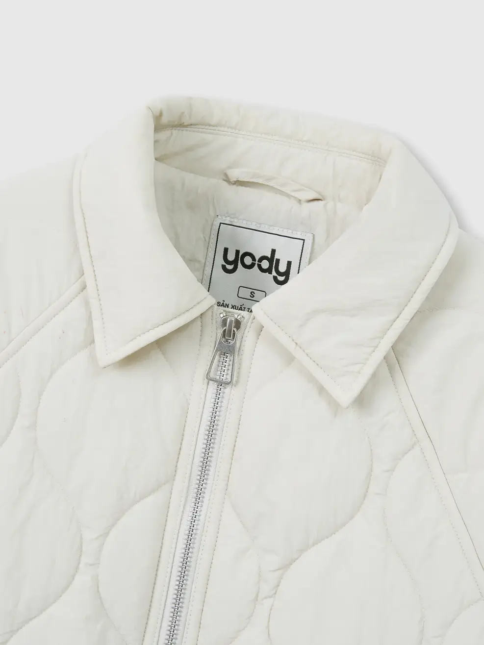 Áo Phao Nữ Bomber Cổ Bẻ - Xám 218 - S