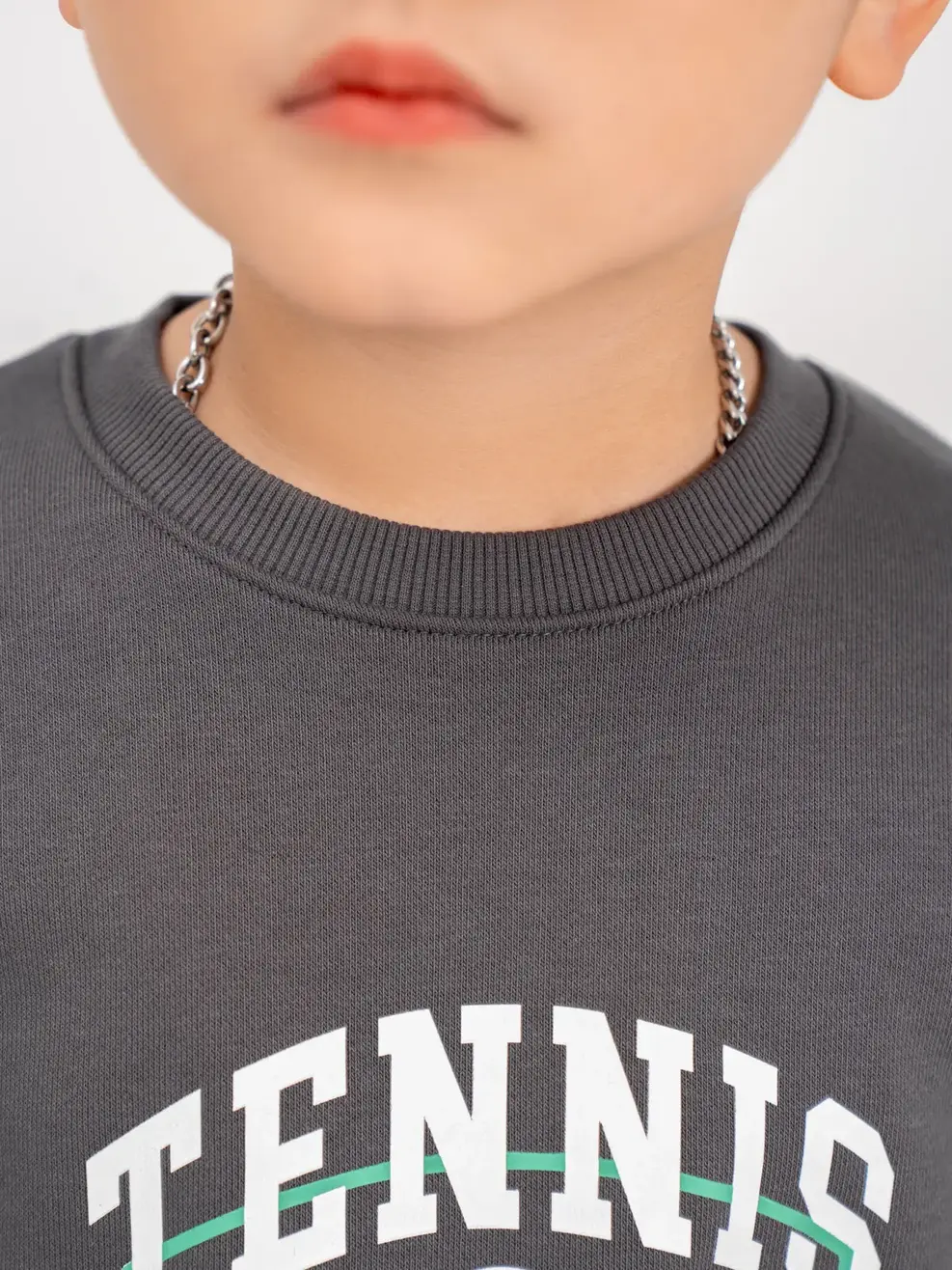 Bộ Đồ Thu Đông Kid Tennis - Ghi - 2