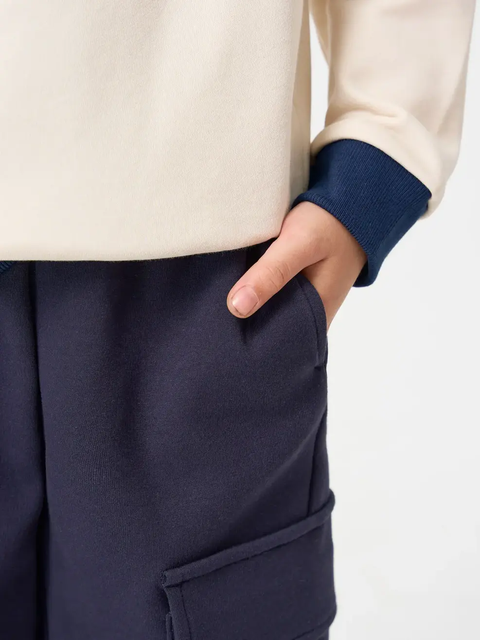 Áo Nỉ Cổ Tròn Funny Time - Tím Than 006 - 104