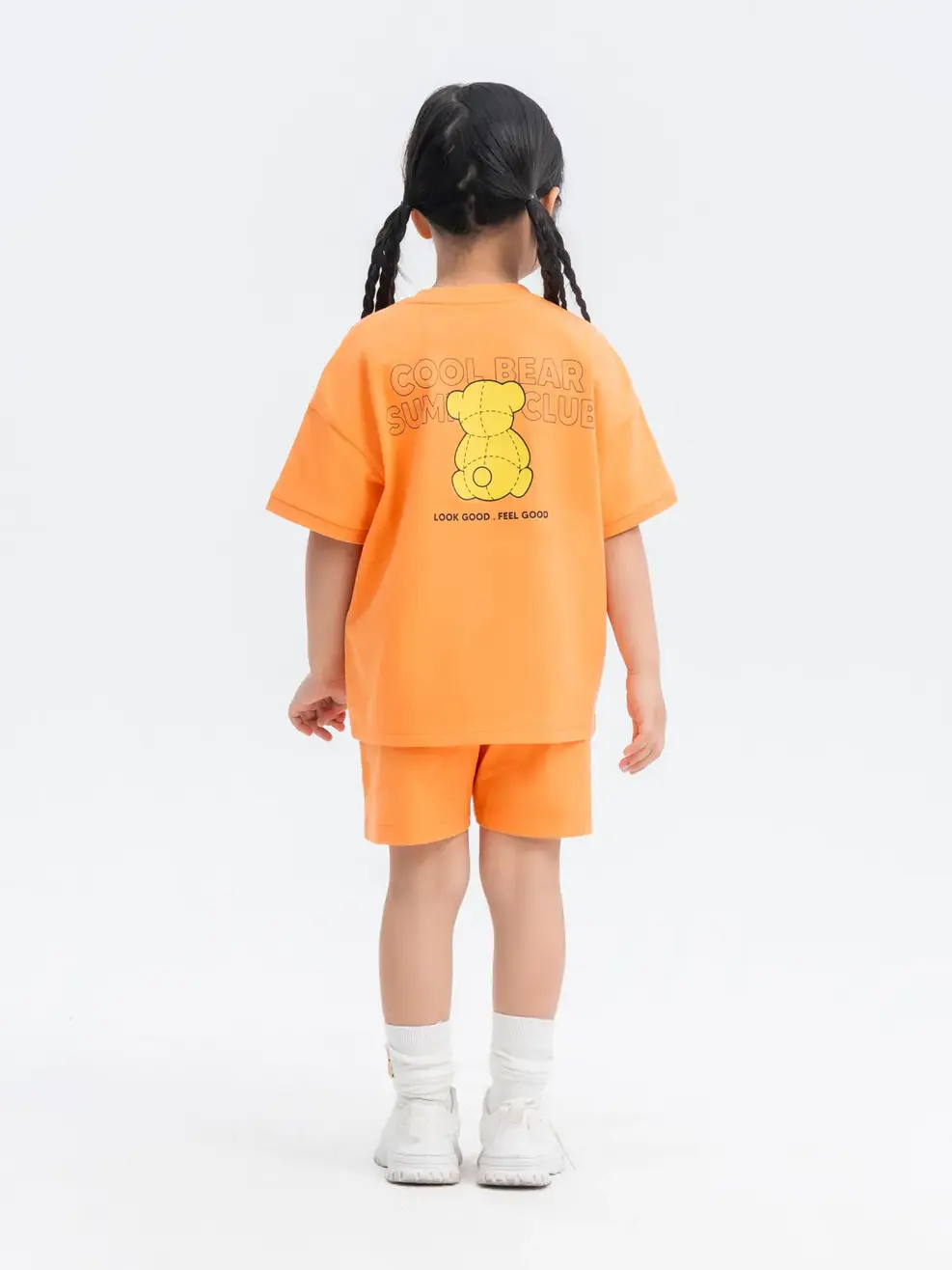 Đồ Bộ Kid In Gấu Petite - Cam - 4