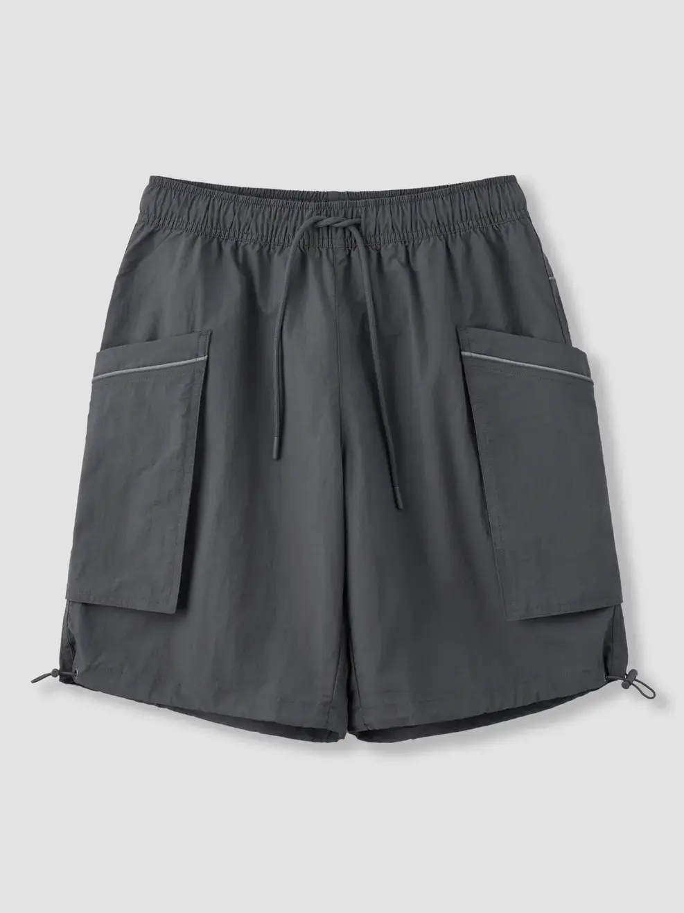Quần Shorts Gió Lé Túi - Than chì 002 - S