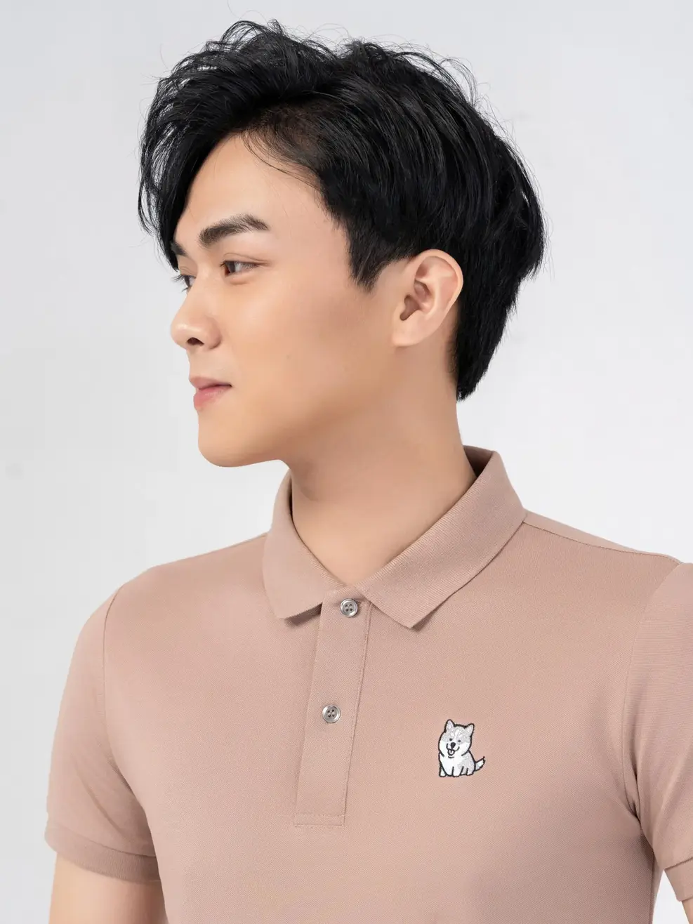 Polo nam thêu ngực - Cafe 2 - 3XL
