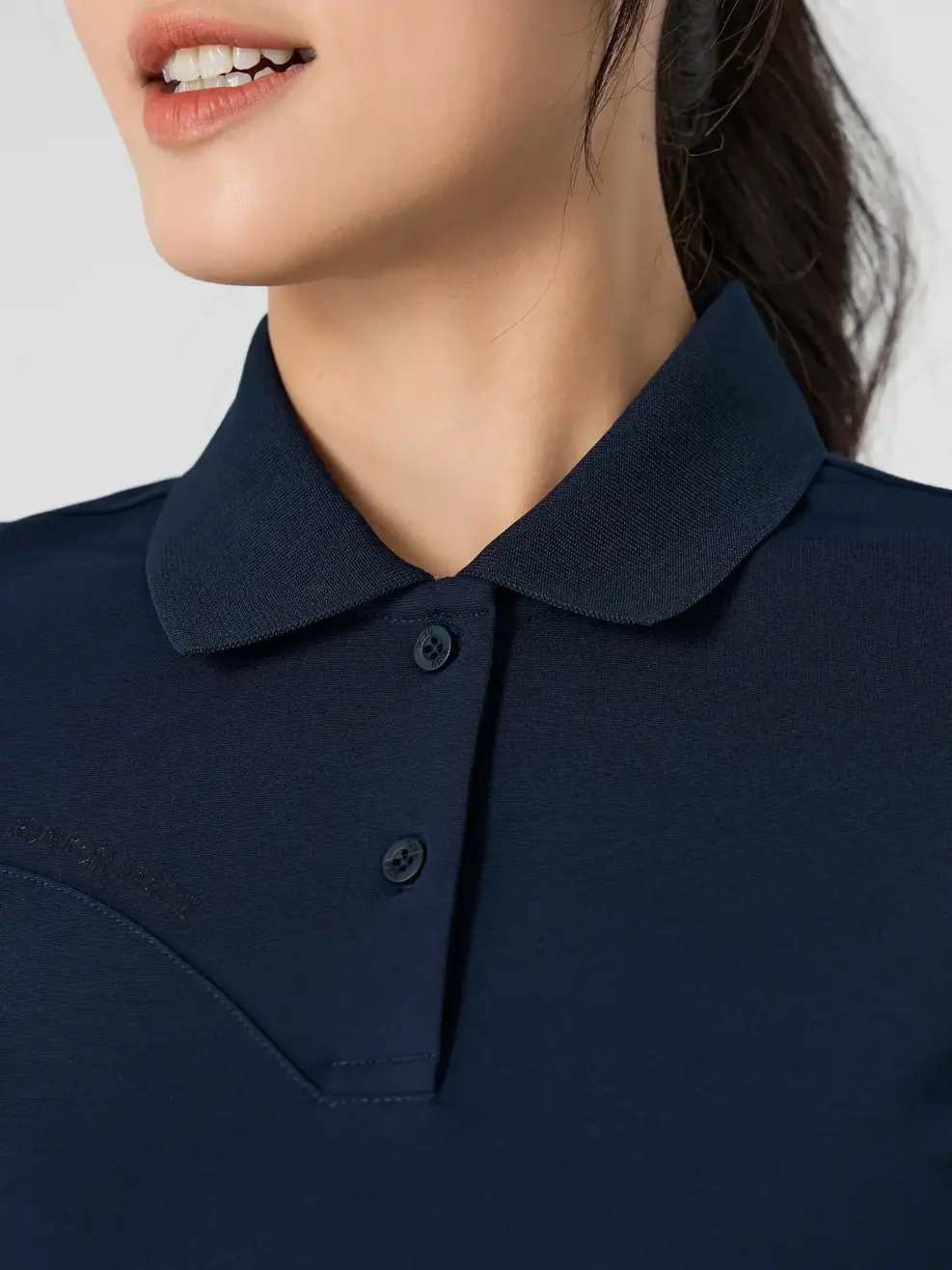 Polo Nữ Yody Sport Run For Health - Tím than - S