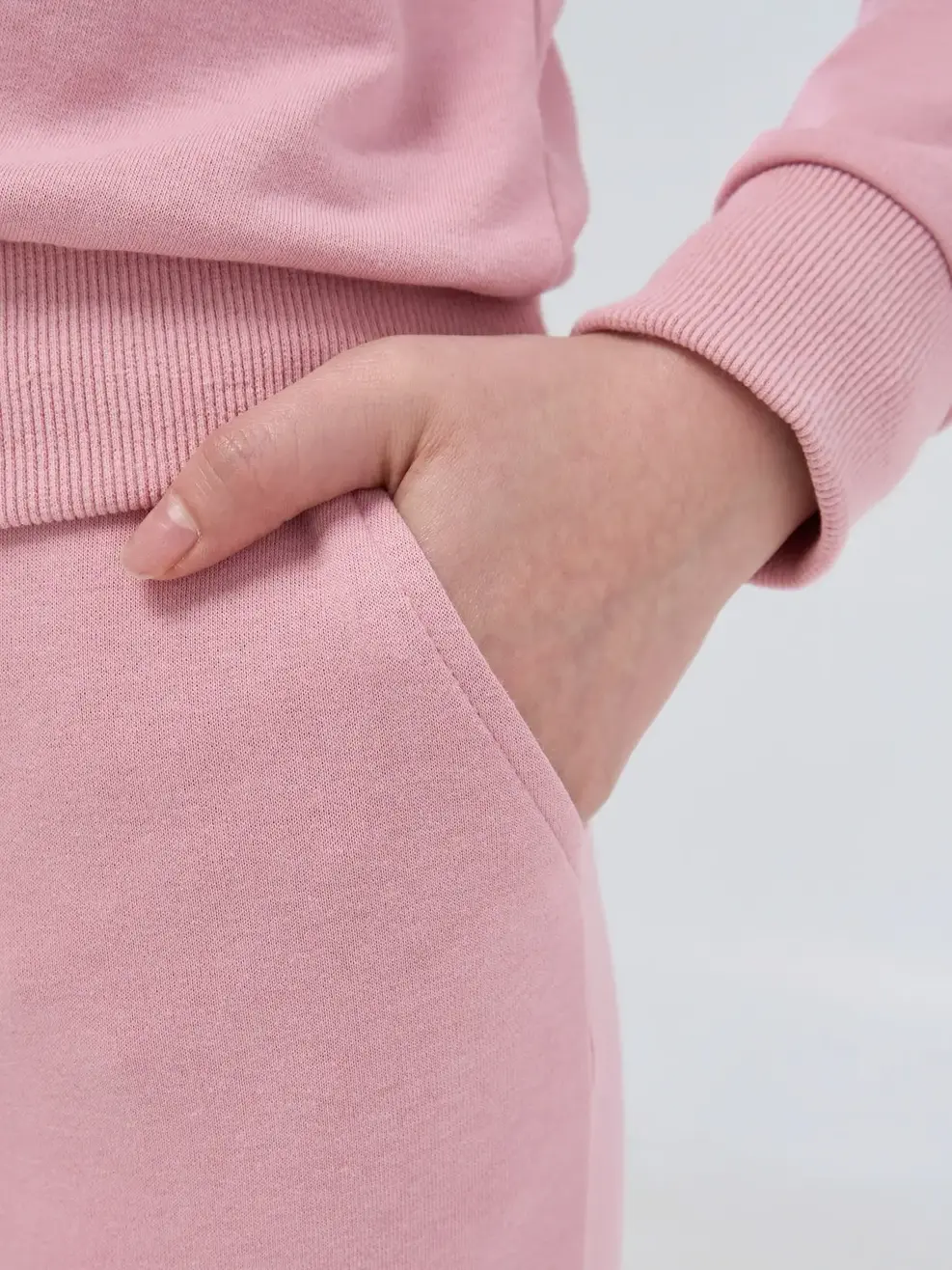 Bộ da cá phối bo - Hồng - L