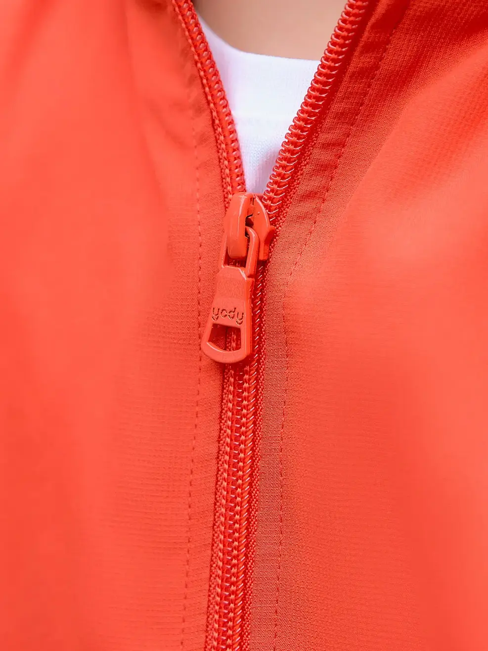 Áo khoác gió trẻ em trượt nước thông minh - Cam - 2-3