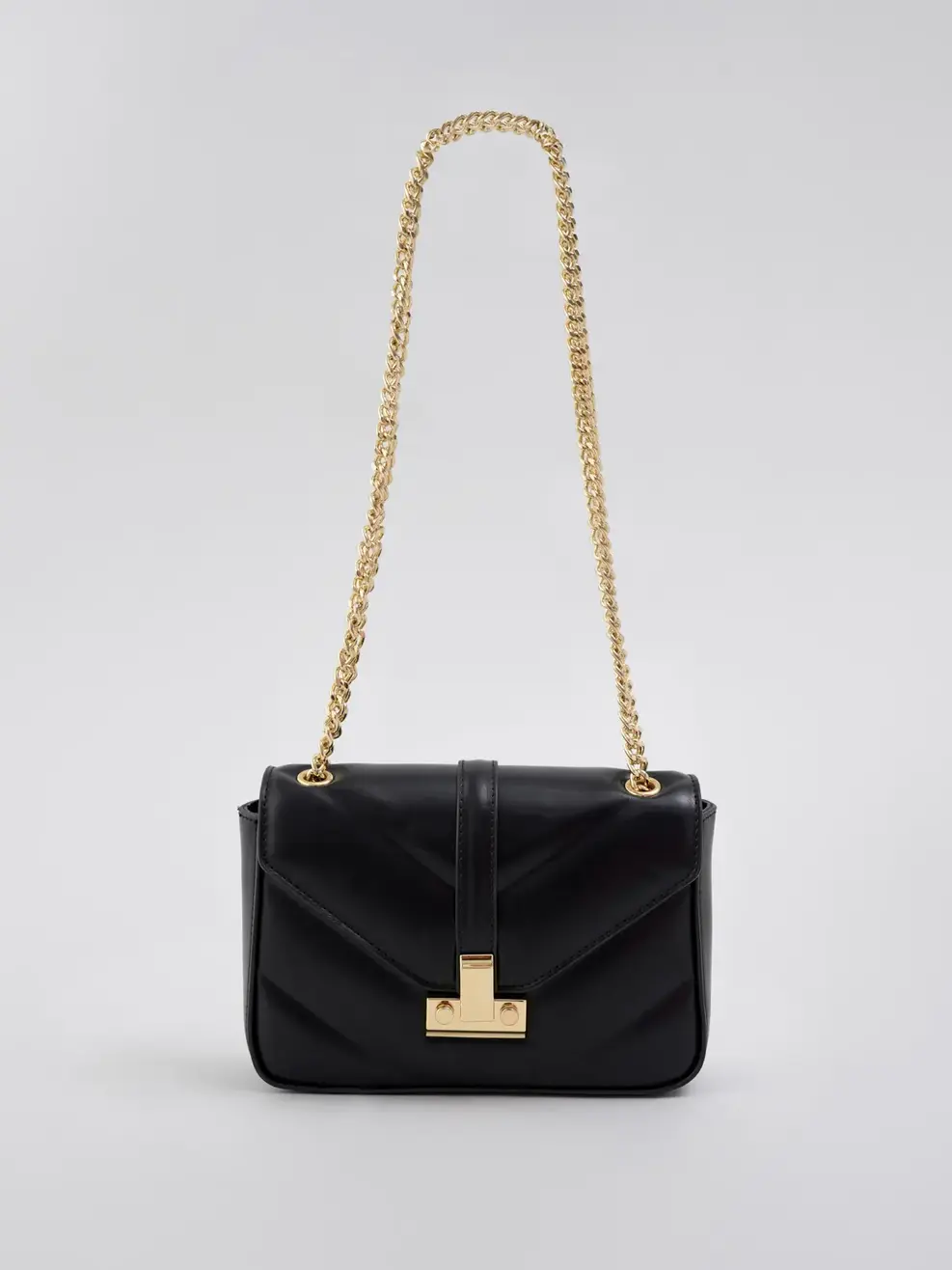 Túi Đeo Nữ Quai Xích - Đen - XXX