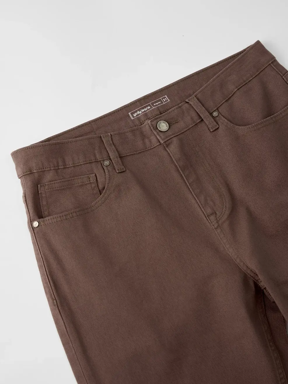 Quần Jeans Nam Regular Denim Like - Nâu 056 - 28