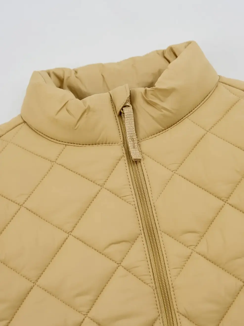 Áo Phao Kid Trần Trám Siêu Ấm - Vàng cát - 8-9