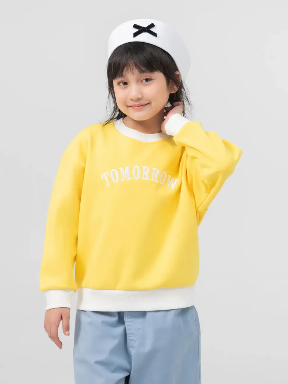 Áo Dài Tay Kid Tomorrow - Vàng - 4