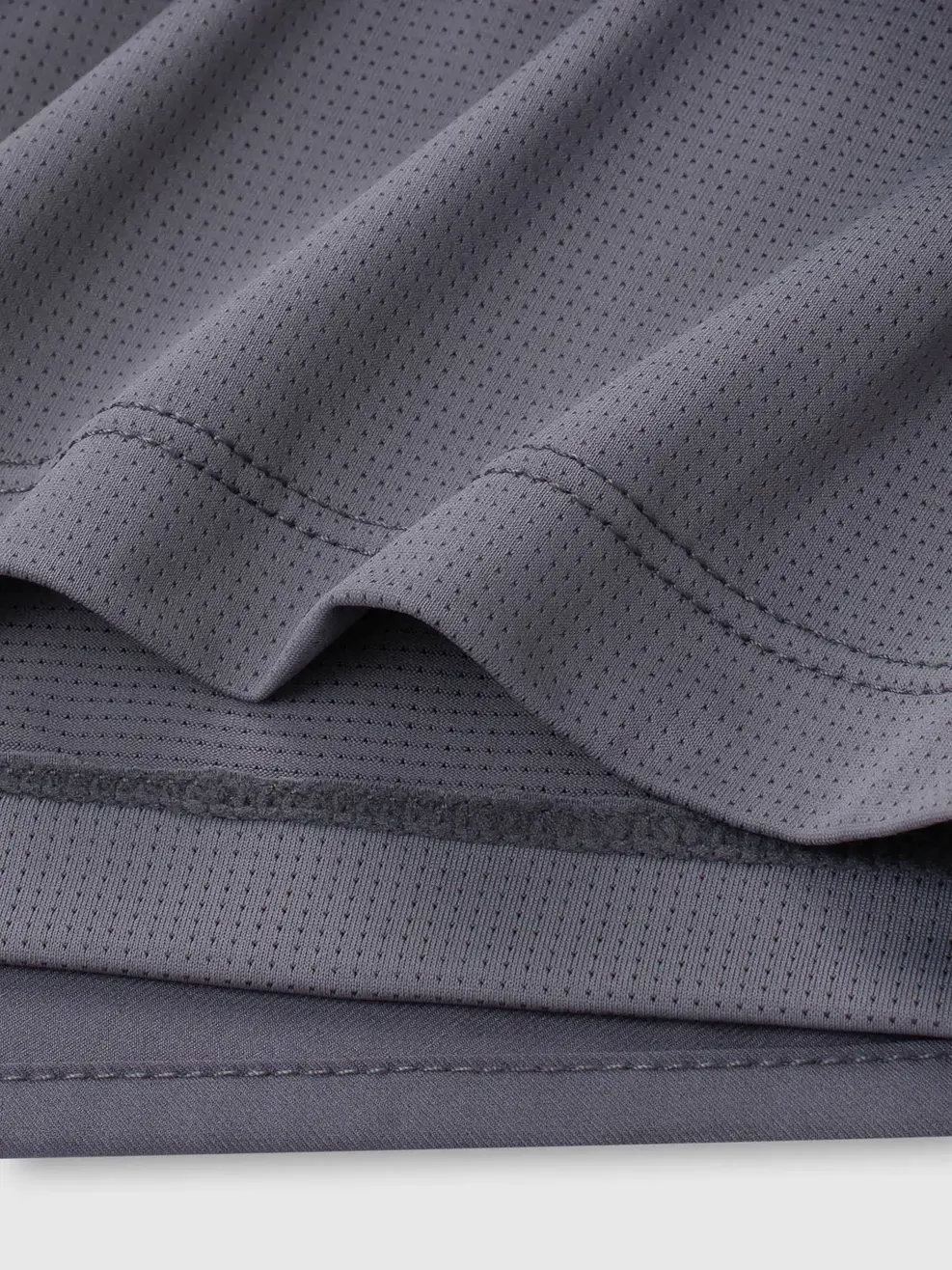Quần Shorts Thể Thao Siêu Nhẹ 2 Lớp - Than chì 002 - S