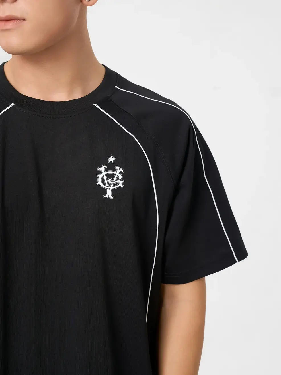 Áo Phông Yoguu Custom Logo - ĐEN 002 - 0