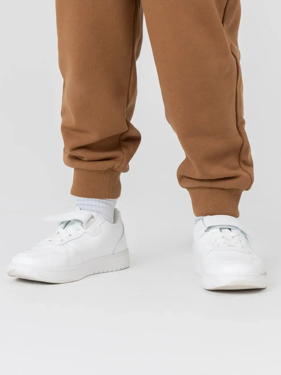 Bộ Đồ Thu Đông Kid Cổ 5 Phân  In  Mickey Sau Lưng - Nâu 1 - 2