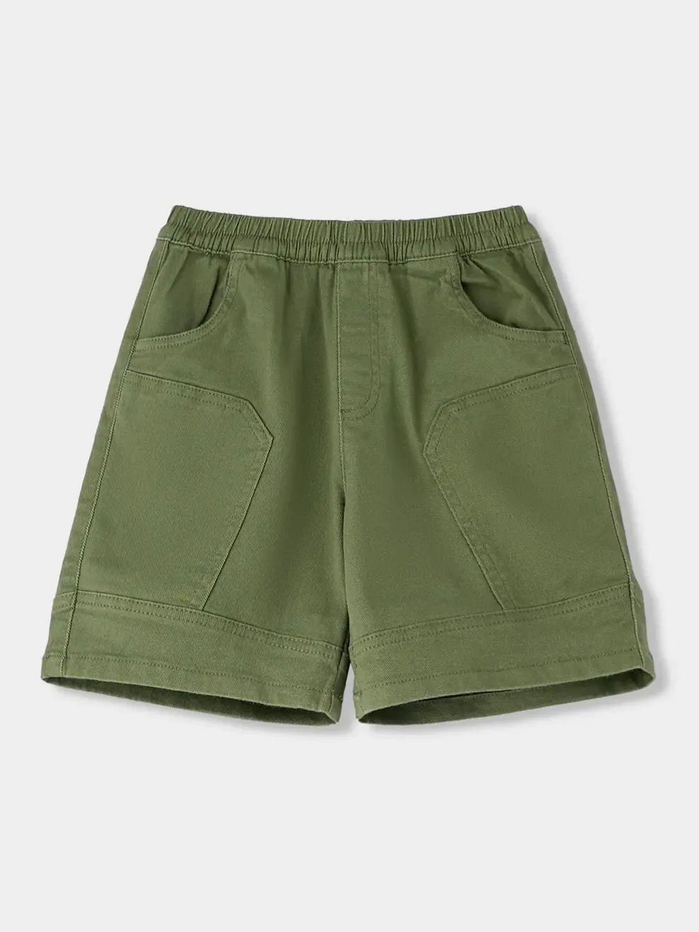 Quần Shorts Bé Trai Can Phối - Xanh lá 098 - 2-3