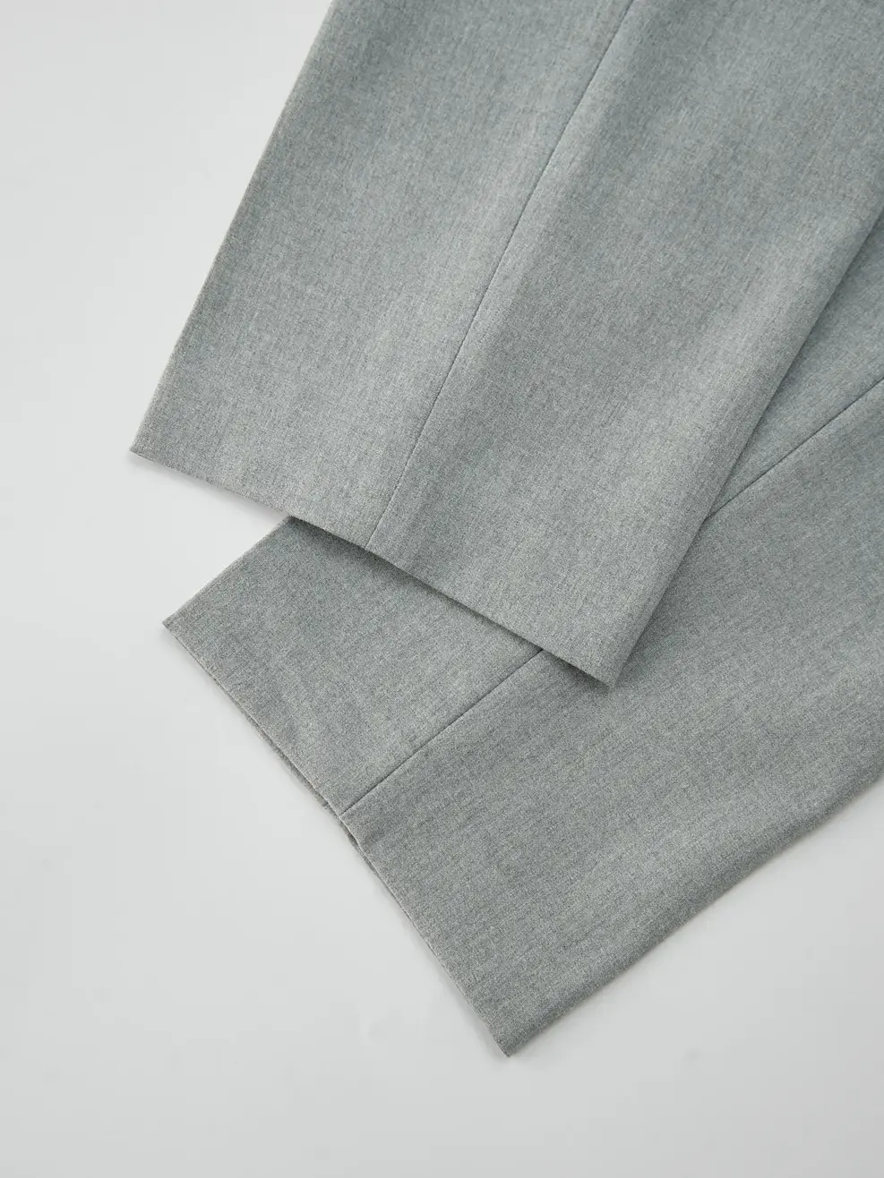 Quần Âu Nam Baggy Xếp Ly Trước - Ghi - 31