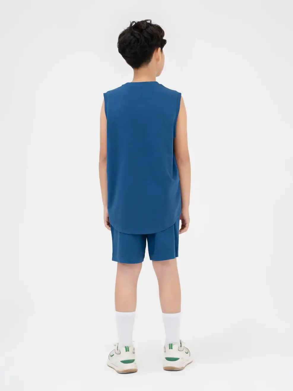 Đồ Bộ Kid Lớn Ba Lỗ In 82 - Xanh đậm - 10