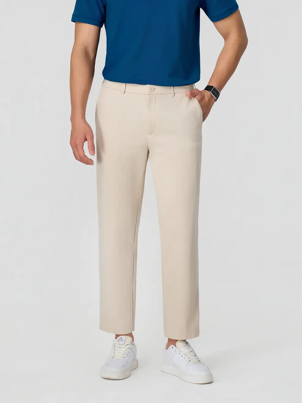 Quần Khaki nam quốc dân phom regular -  Be 175 - 31