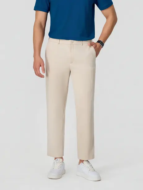 Quần Khaki nam quốc dân phom regular