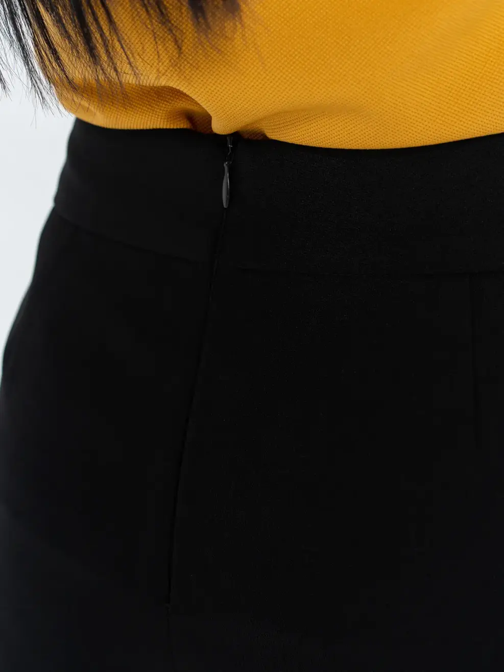 Quần short đồng phục giả váy - Đen - XL