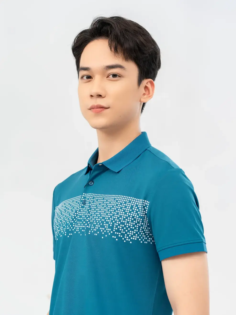 Polo Nam Yody Sport - Xanh cổ vịt - M