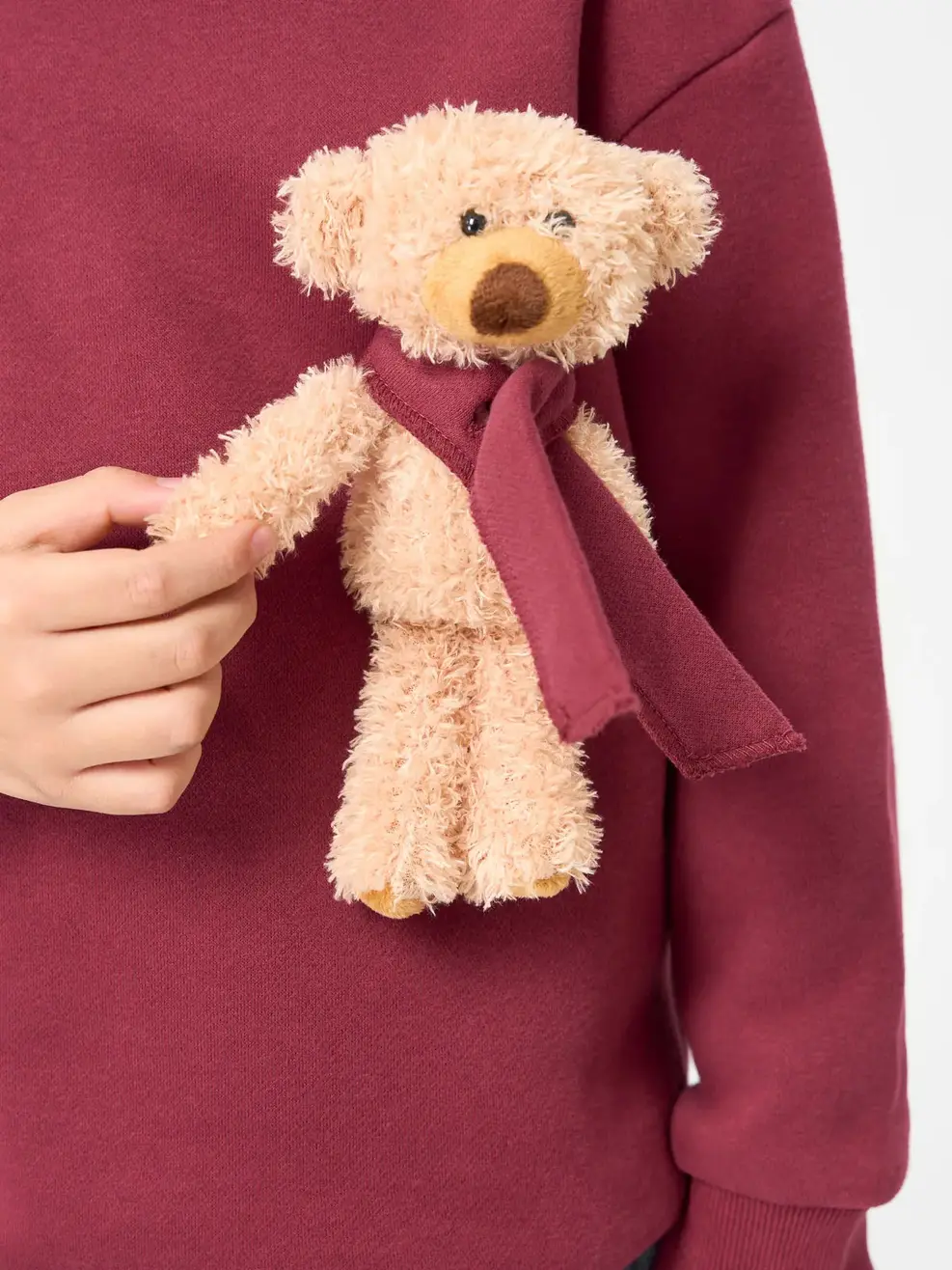 Áo Nỉ Gấu - Đỏ 027 - 110