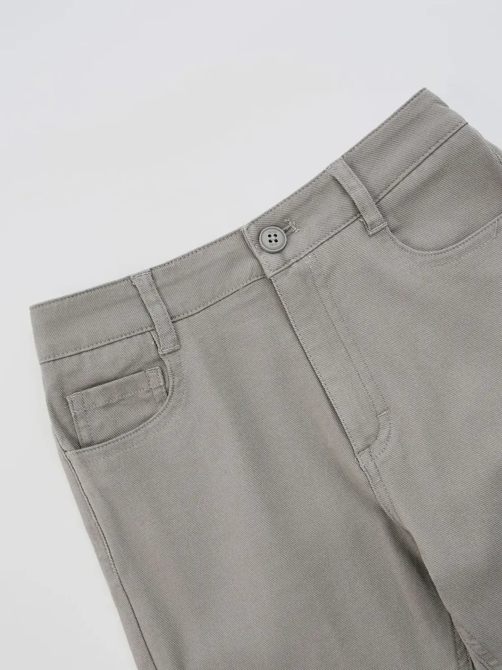 Quần Kaki Kid Cơ Bản - Ghi Đậm - 6-7