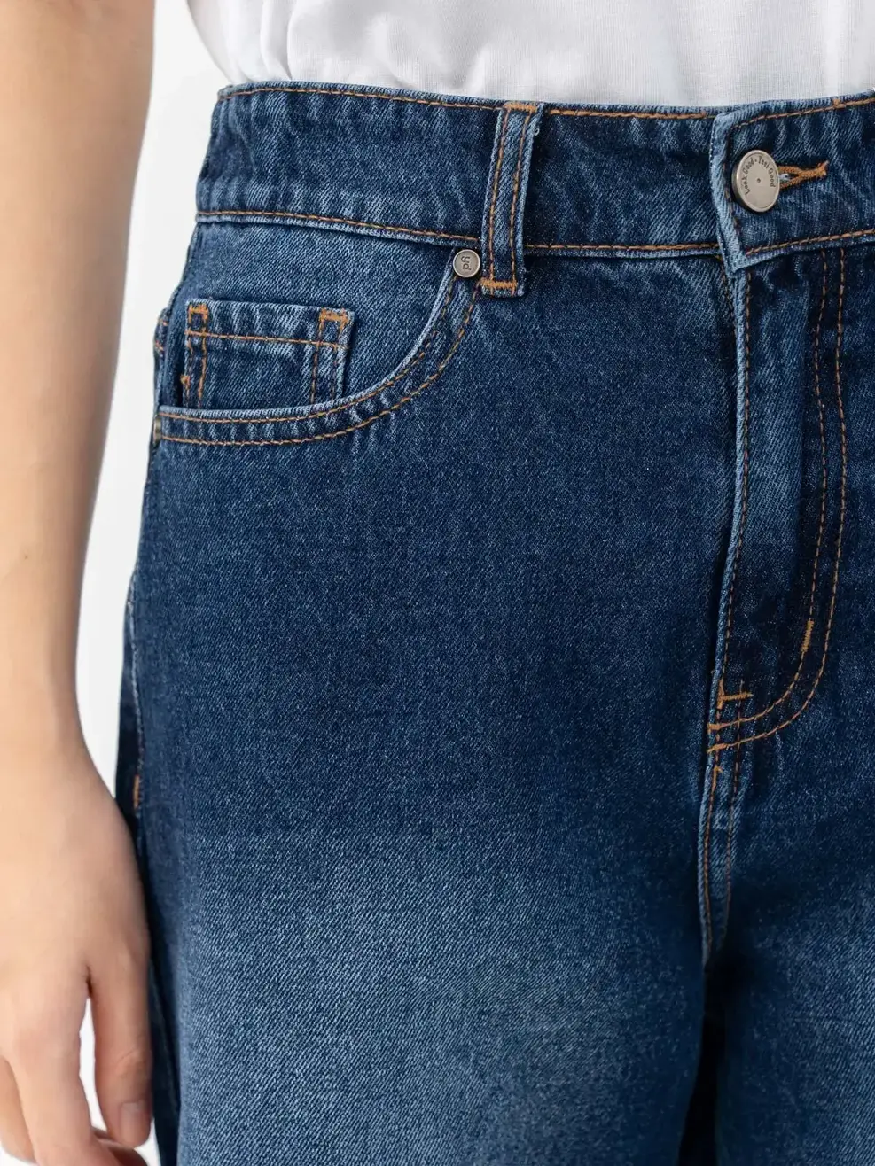 Quần Short Jeans Bermuda Lưng Cao (SJN3052) - Màu chàm 001 - 29