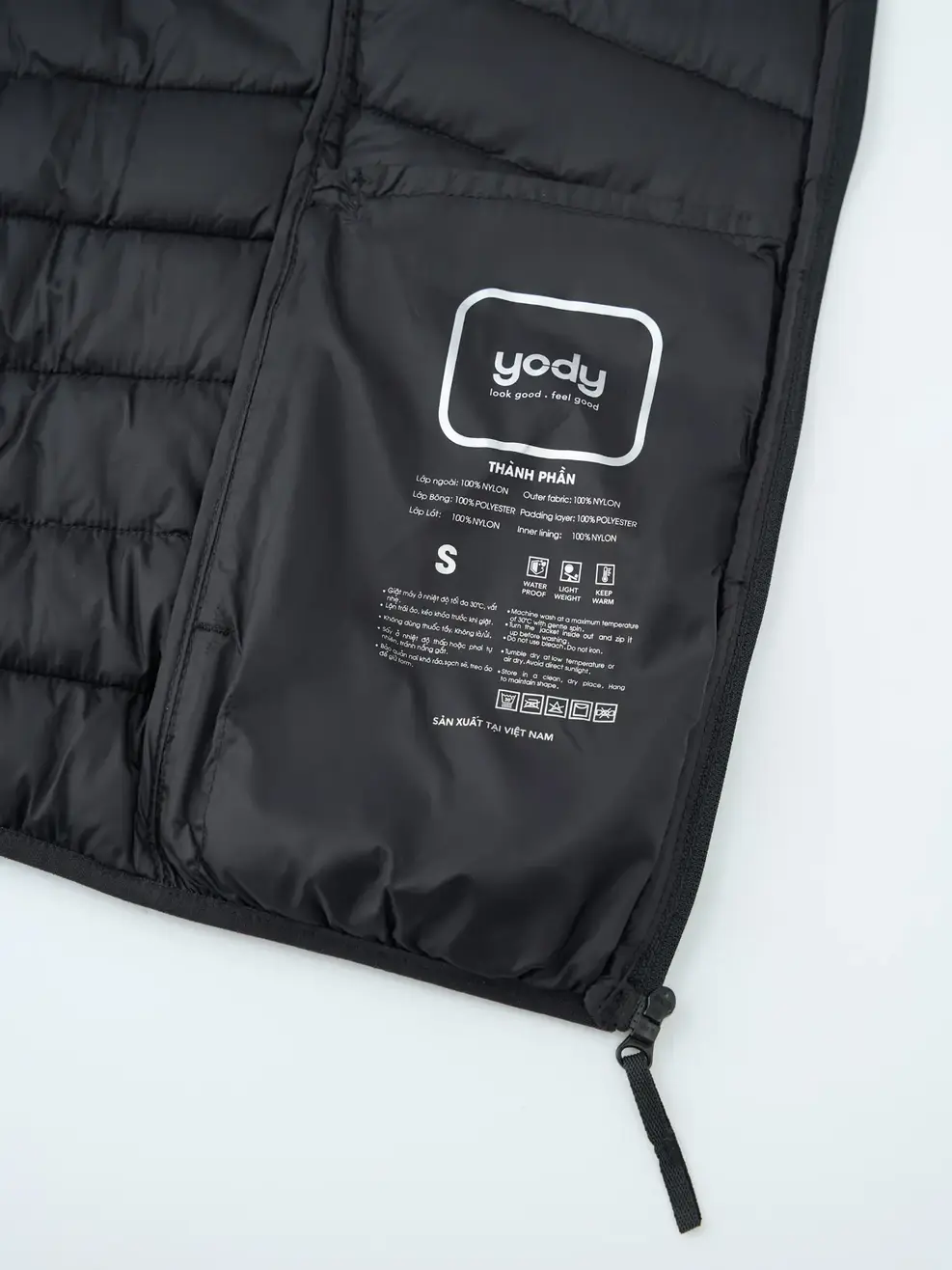 Áo Phao Nữ Gia Đình 4S -  Đen 076 - S