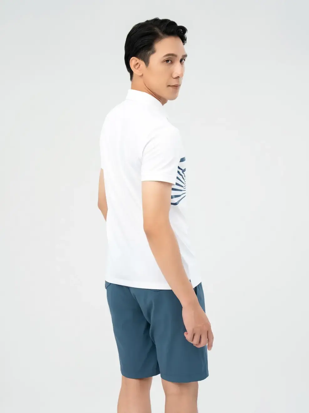 Polo Nam Yody Sport - Trắng - L