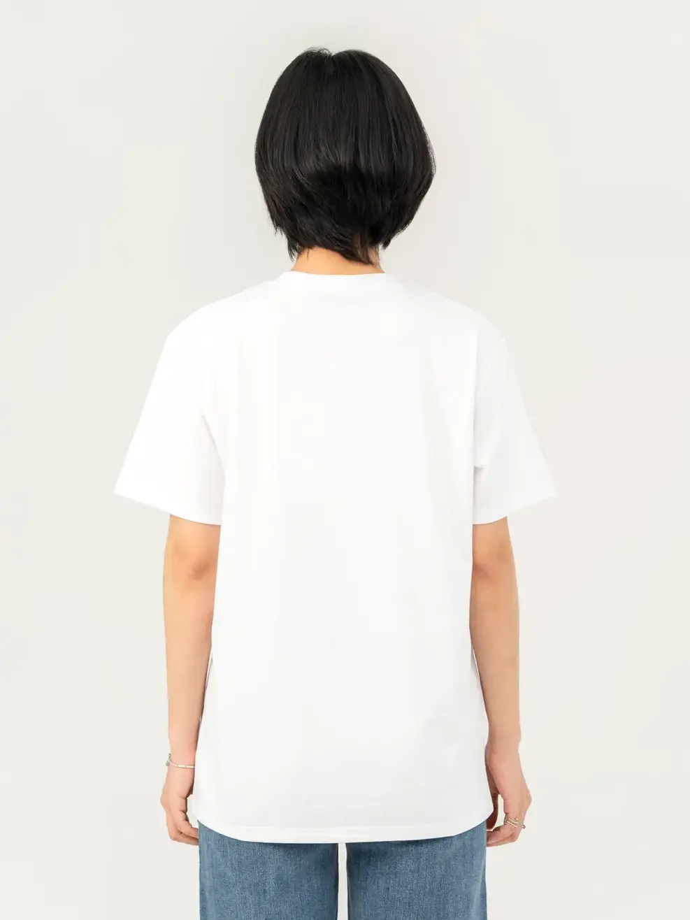 T-shirt Nữ Dáng Rộng In Cá Heo Bột Ngô - Trắng 1 - S